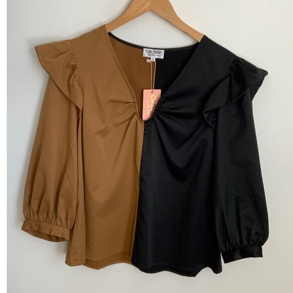 Crosby Anya‎ Top - Cappuccino size medium - Picture 2 of 7